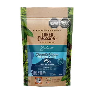 Chocolate Oscuro Con Azúcar De Coco 70% X1kg