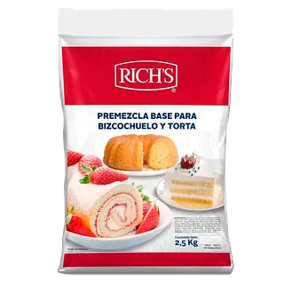 Premezcla Base Bizcochuelo Y Torta Rich'S X2.5kg