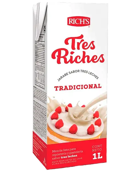 Jarabe Tres Leches Rich'S X1lt